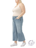 Curvy Christina Mid-Rise Wide Leg Luxe Stretch Jeans by Silver Jeans