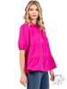 Graceful Gather Puff Sleeve Top