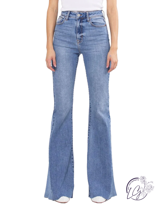 Raelynn High-Rise Super Flare Jean by Cello