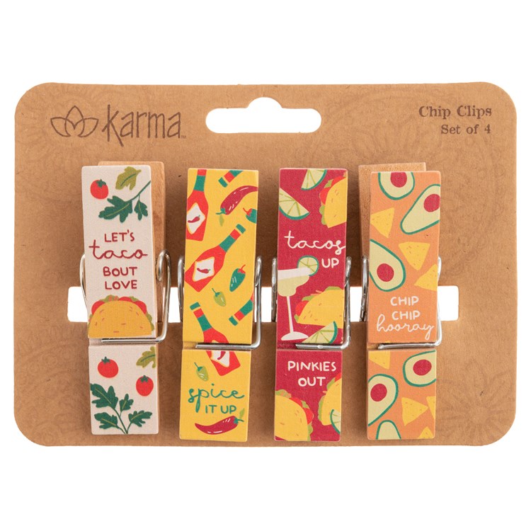 Colorful Assorted Chip Clips