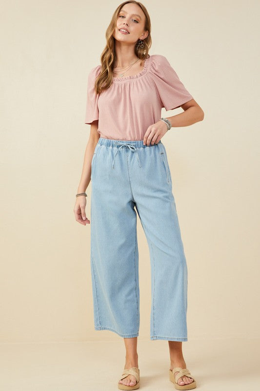 Coastal Drawstring Denim