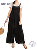 Curvy Urban Charm Crepe Overall Jumpsuit