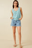 Fern & Button Knit Tank