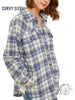 Curvy Plaid Parade Shacket