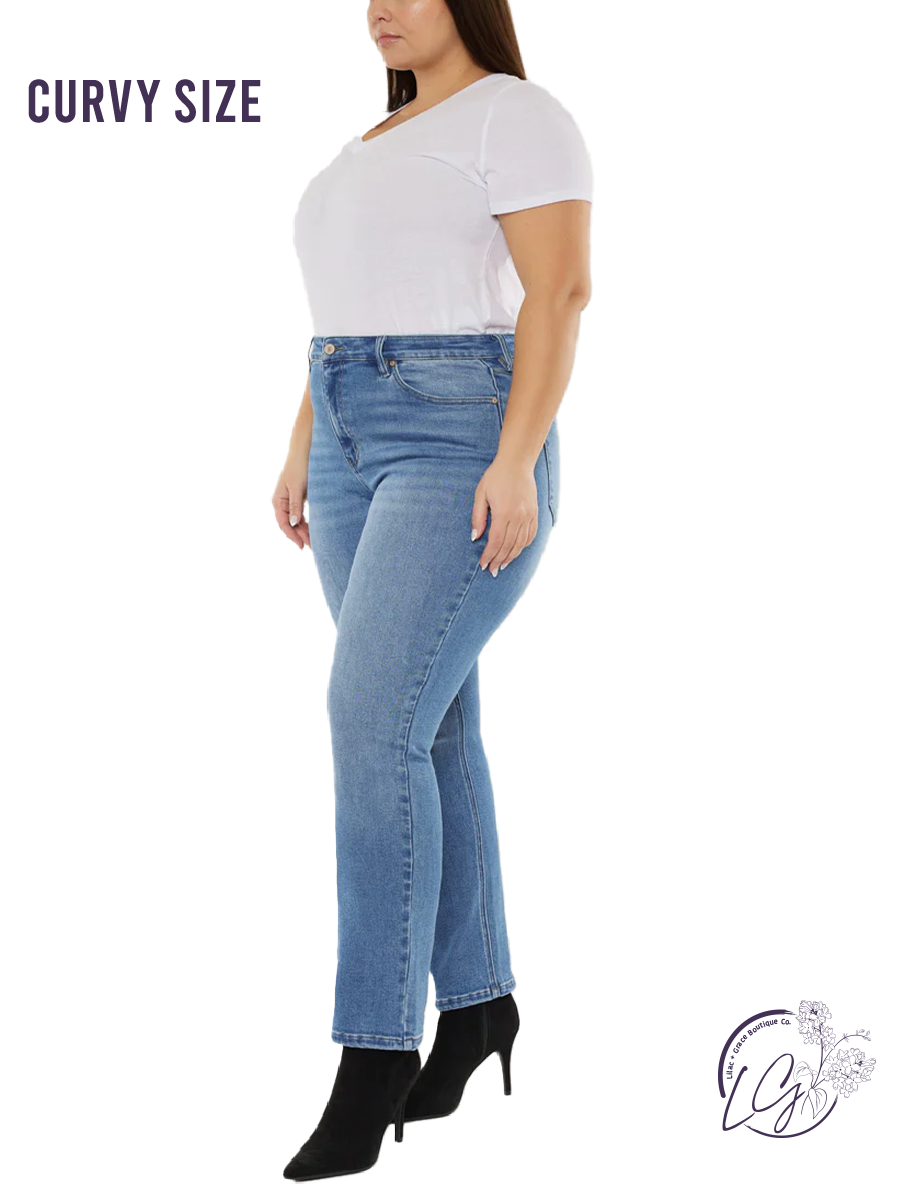 Curvy Baella High Rise Bootcut by KanCan