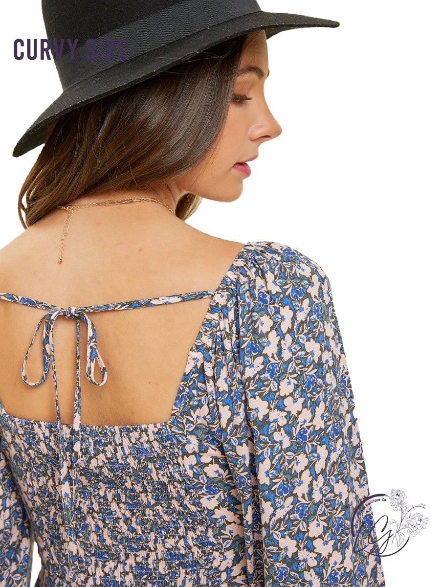 Curvy Sun-kissed Petals Blouse