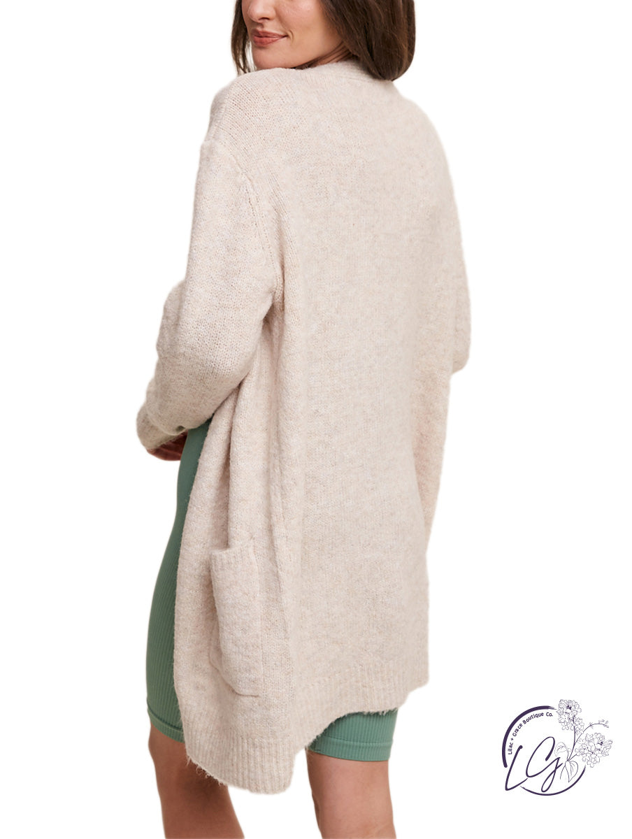 Effortless Essence Long Knit Cardigan