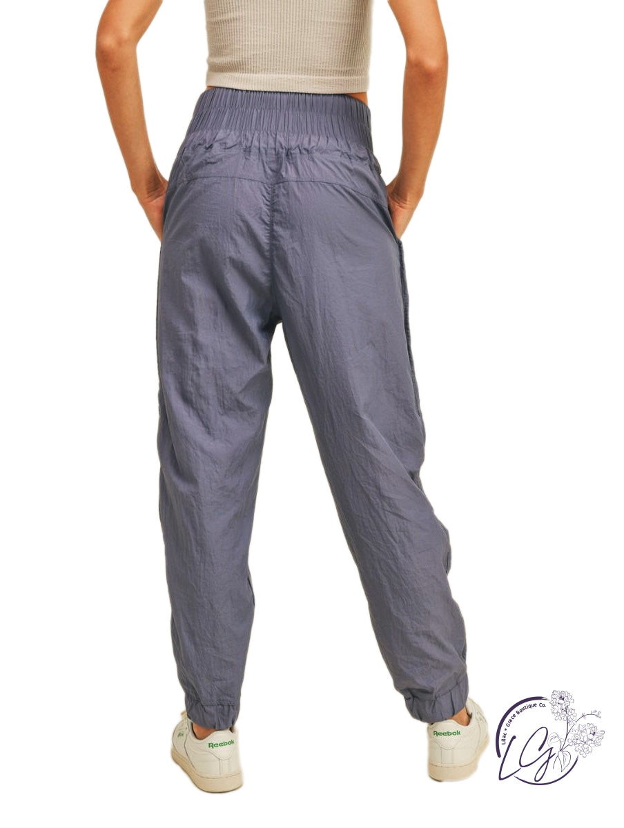 High Rise Warm-up Style Jogger