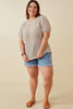 Curvy Soft Sculpt Puff Top