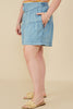 Curvy Tencel Twirl Shorts