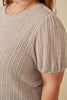 Curvy Soft Sculpt Puff Top