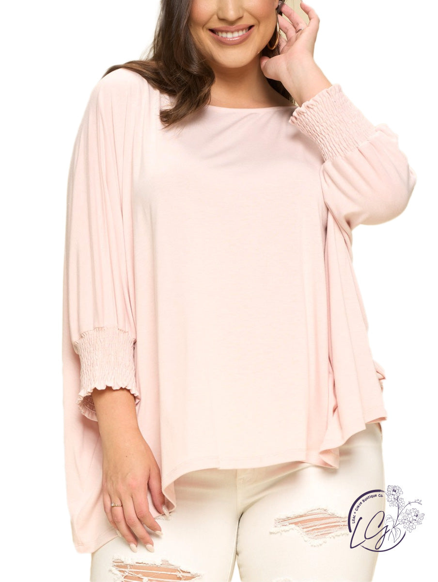 Curvy Comfort Knit Vision Top