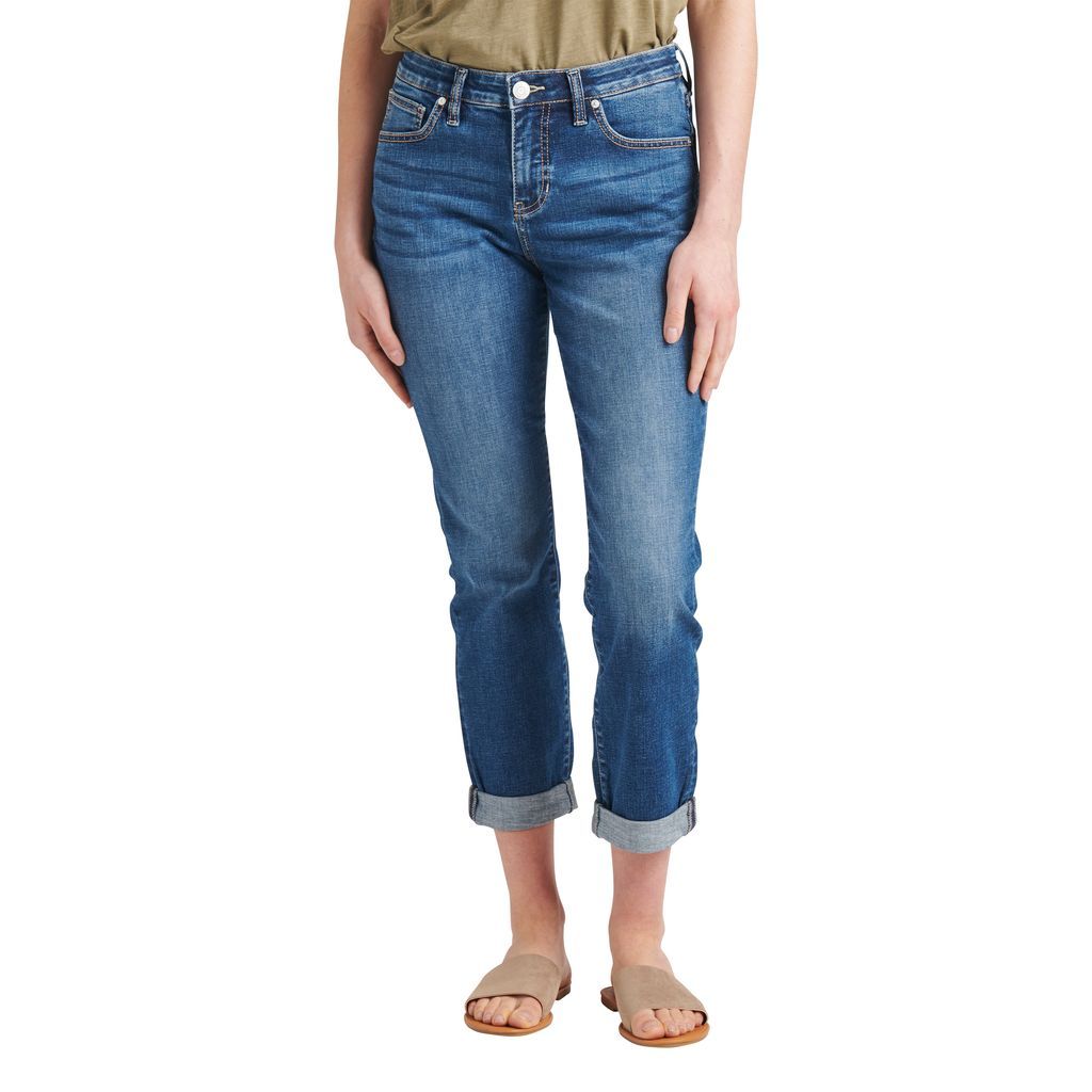 Birdie Mid Rise Girlfriend by Silver Jeans