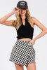 Checkered Finish Line Skort