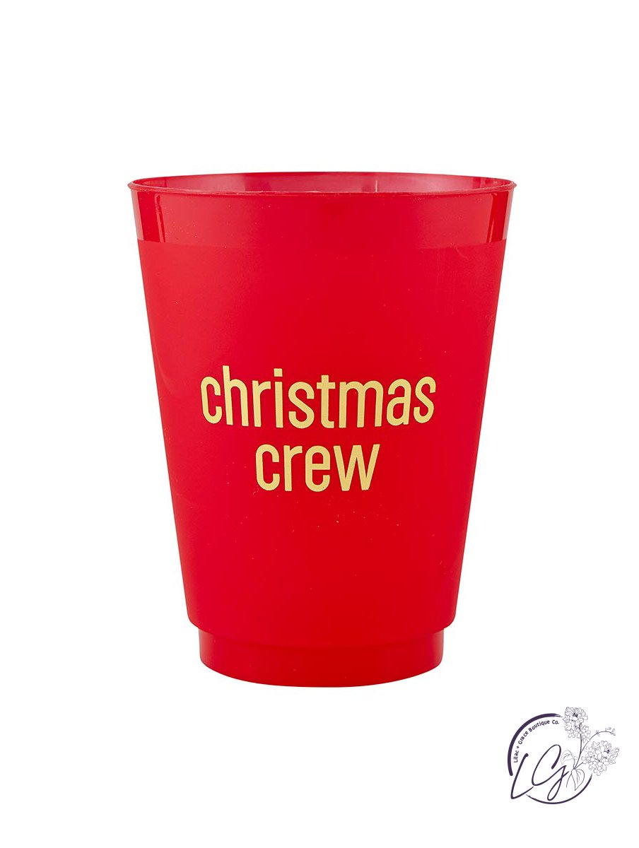 Christmas Crew - Gold Foil Frost Cups