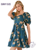 Curvy Peace Around Us Short Dress