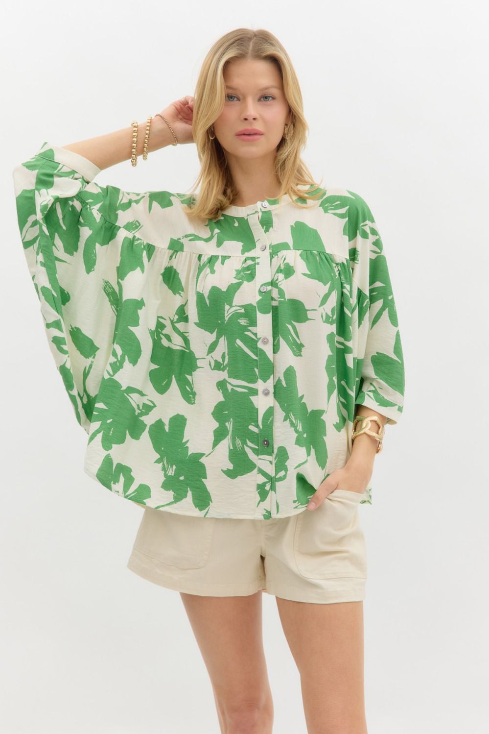 Beneath The Canopy Dolman Top