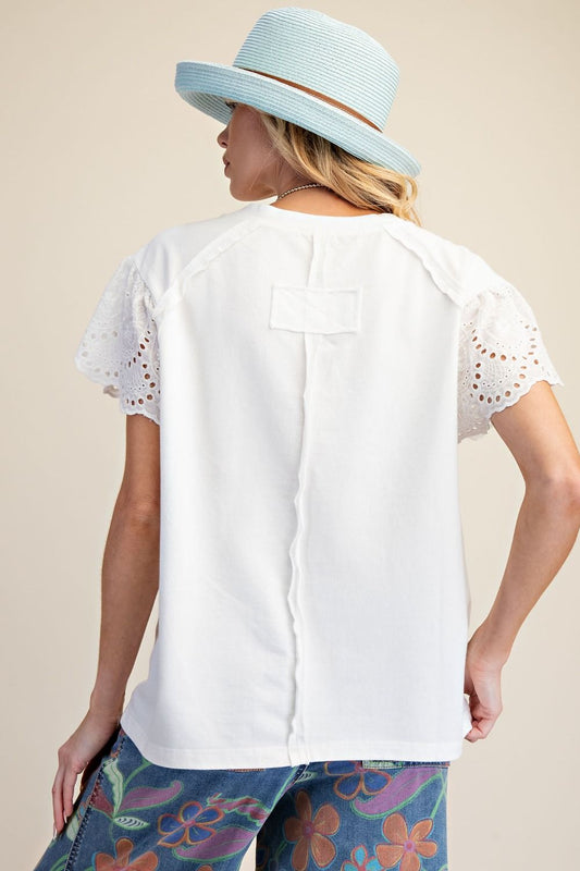 Delicate Patch Top