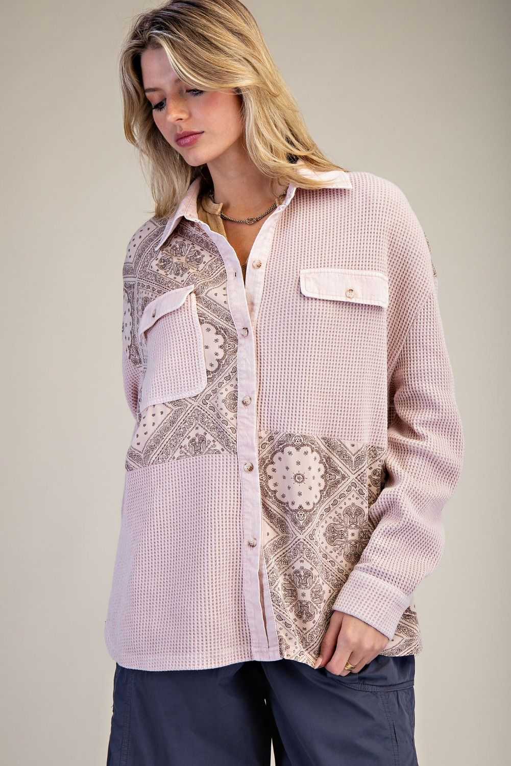 Warm Hug Waffle Top