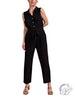 Pocketed Perfection Sleeveless Jumpsuit