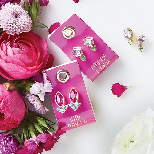 Girl Power - Gemstone Earrings