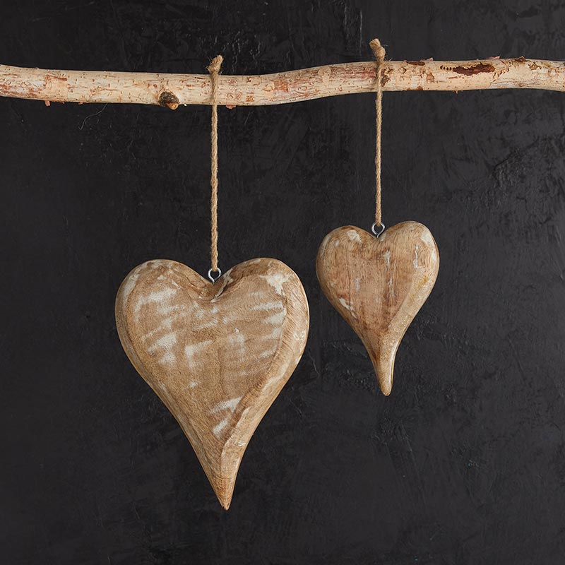 Wood Heart Ornament