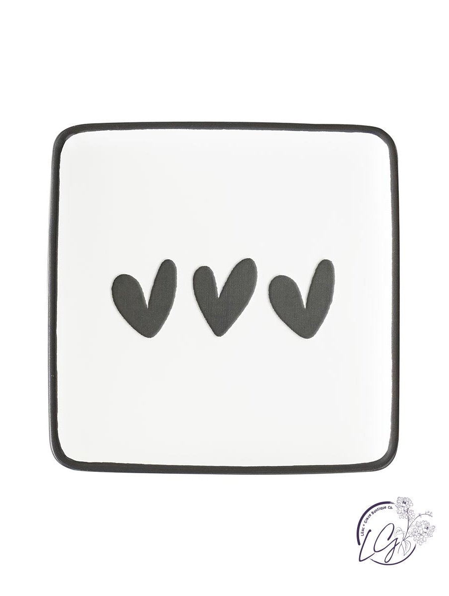 Ceramic Heart Plates