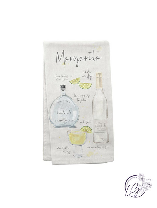 Speakeasy Linen Tea Towel Margarita