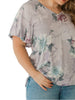 Curvy Sweet Floral Top