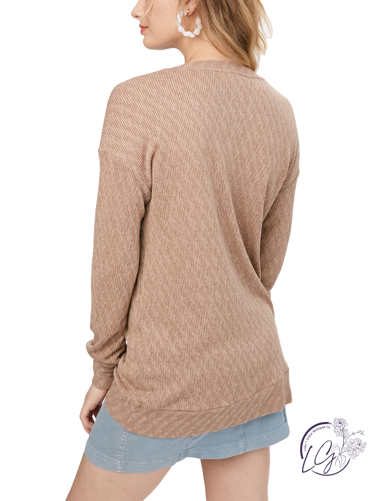 Harmony Hem Knit Pullover