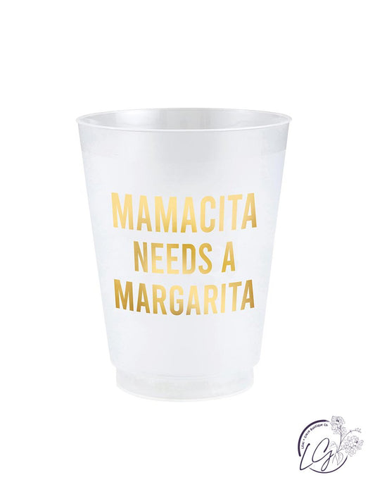 Gold Foil Frost Cup - Mama Need a Margarita