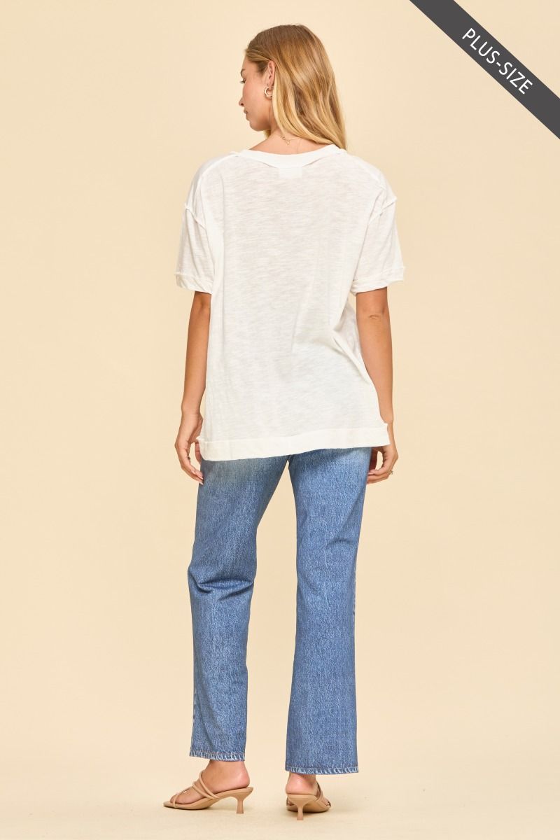 Casual Glow Cotton Top