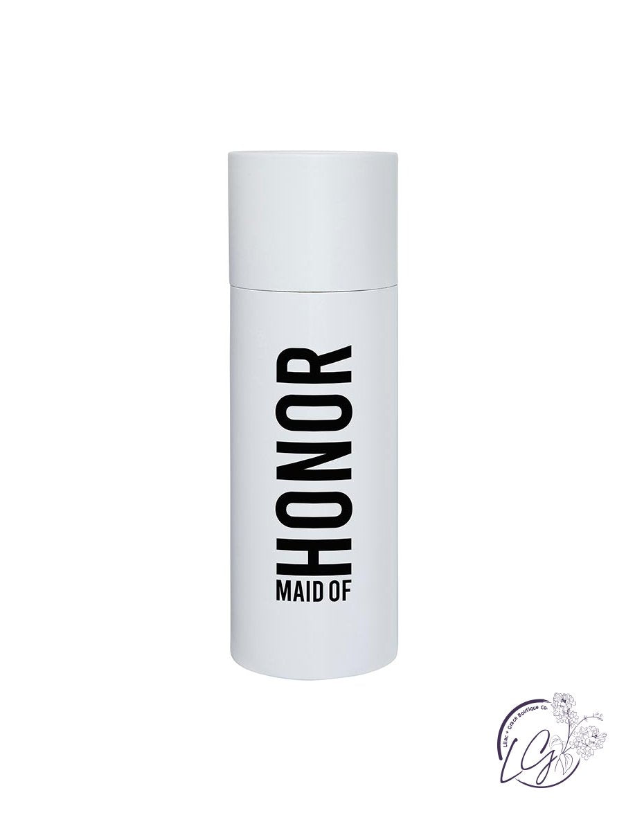 Matte Skinny Tumbler - Maid of Honor