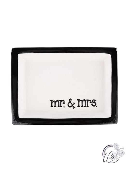 Mr. And Mrs. Trinket Tray