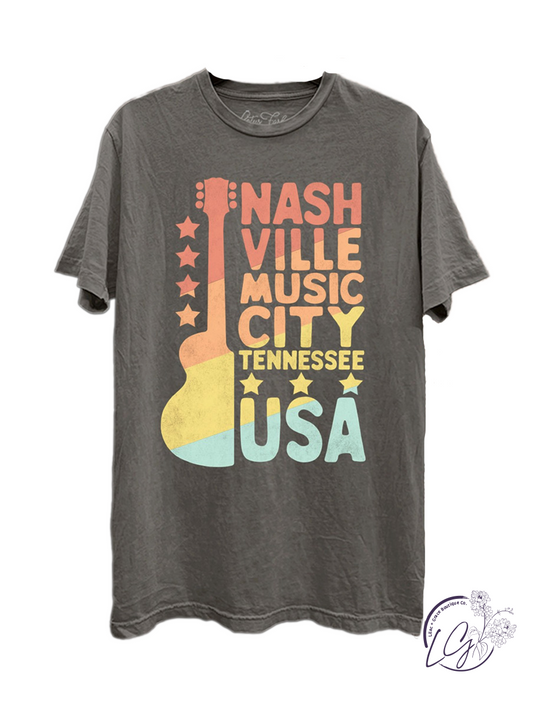 Music City USA Graphic Top