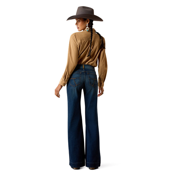 Ariat Perfect Rise Petra Flipside Wide Leg Jeans