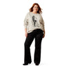 Ariat Cowboy Canvas Oversized Long Sleeve T-Shirt