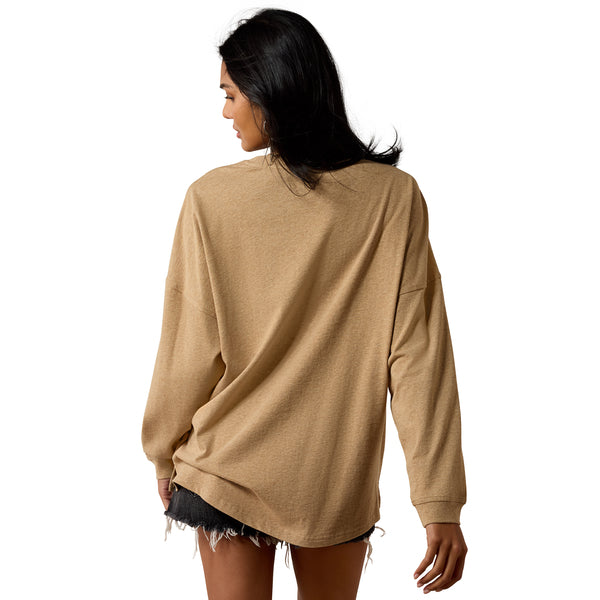 Ariat Canvas Oversized Long Sleeve T-Shirt