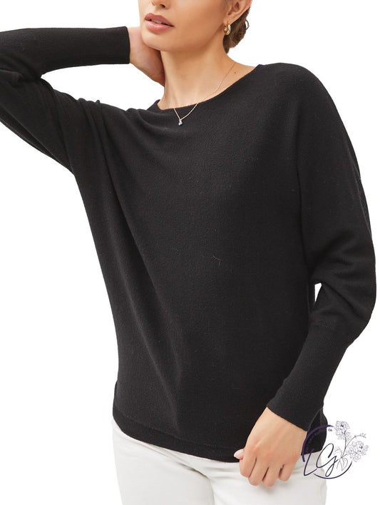 Everyday Ease Boat Neck Sweater