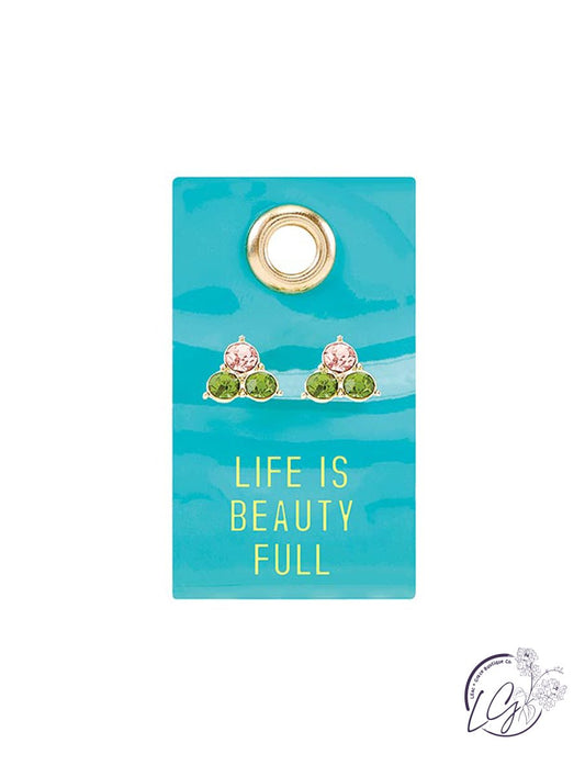 Life is Beauty Full - Gemstone Earrings