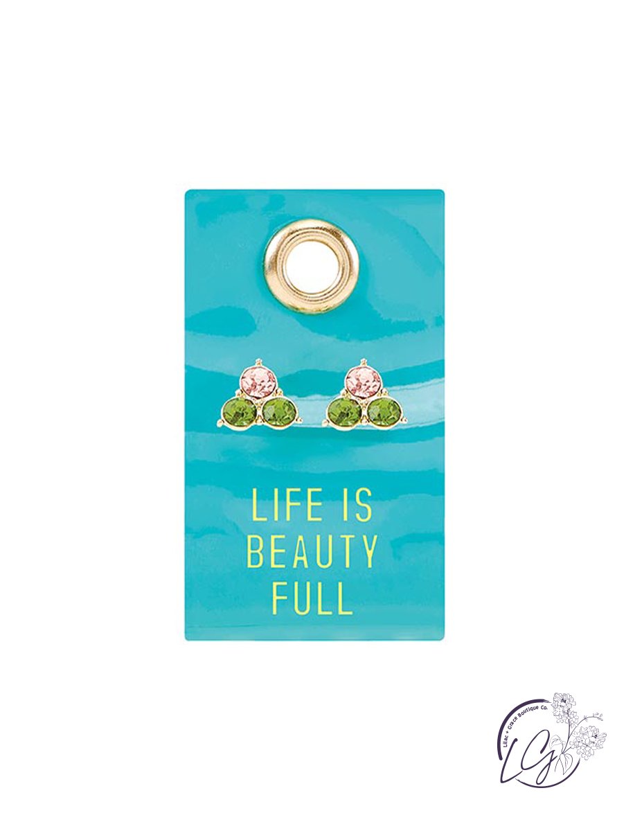 Life is Beauty Full - Gemstone Earrings