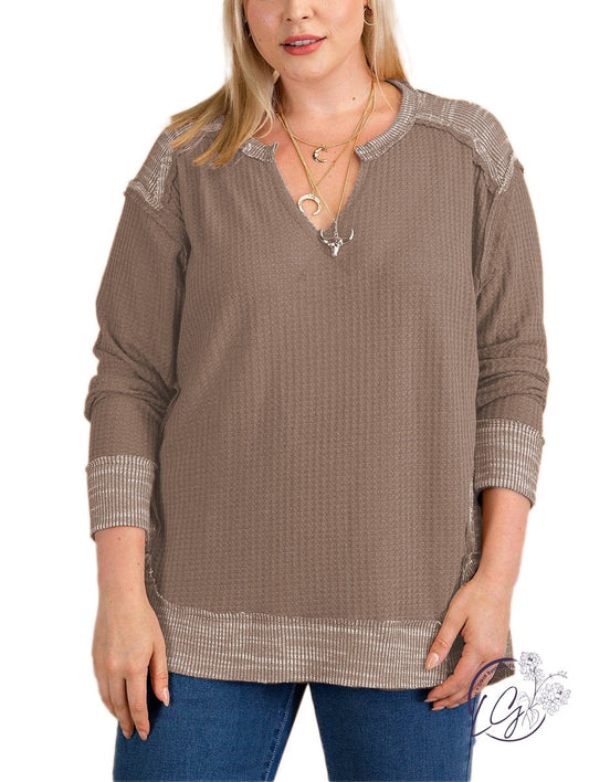 Curvy Begin Again Thermal Long Sleeve