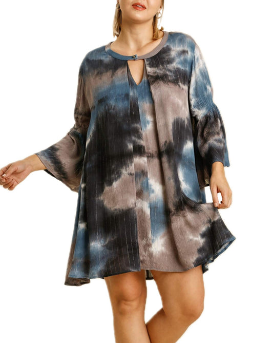 Curvy How About Later Tie Dye Dress