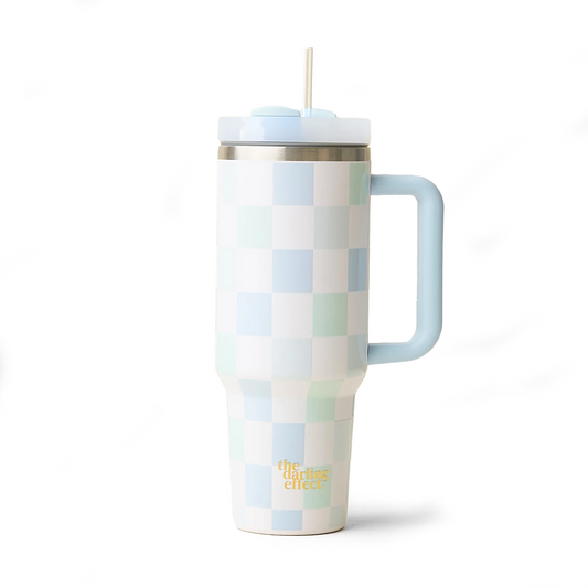 Checkered Take Me Everywhere 40 oz. Tumbler