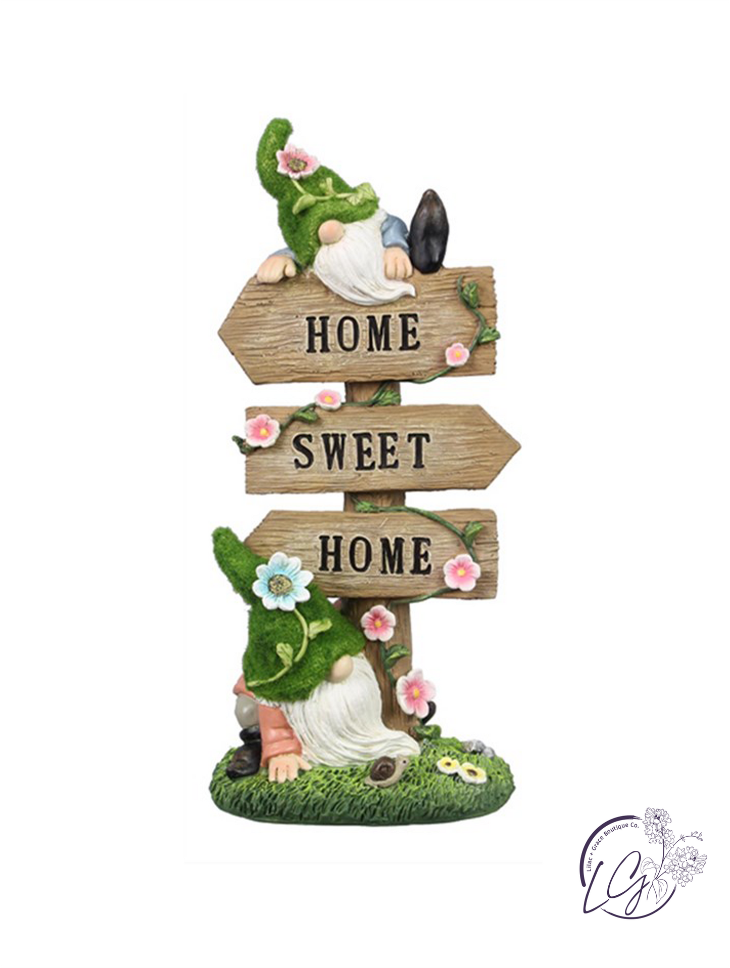 Resin Garden Gnome Tabletop Sign