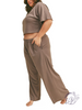 Curvy Beachfront Beauty Wide Leg Pants