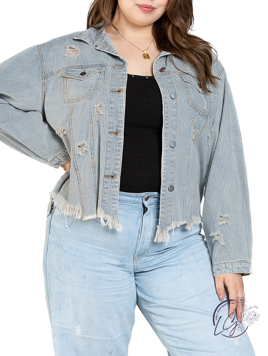 Curvy Against The Odds Denim Jacket