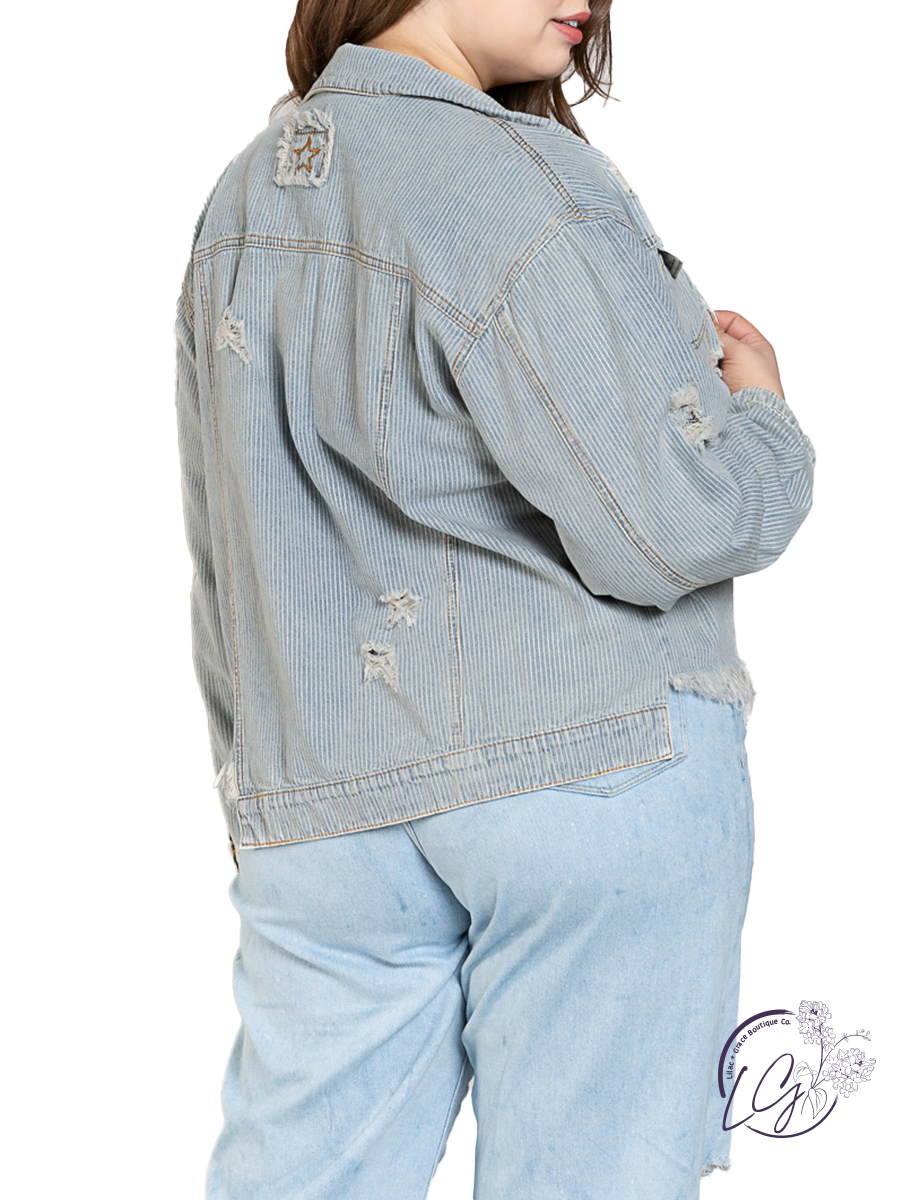 Curvy Against The Odds Denim Jacket