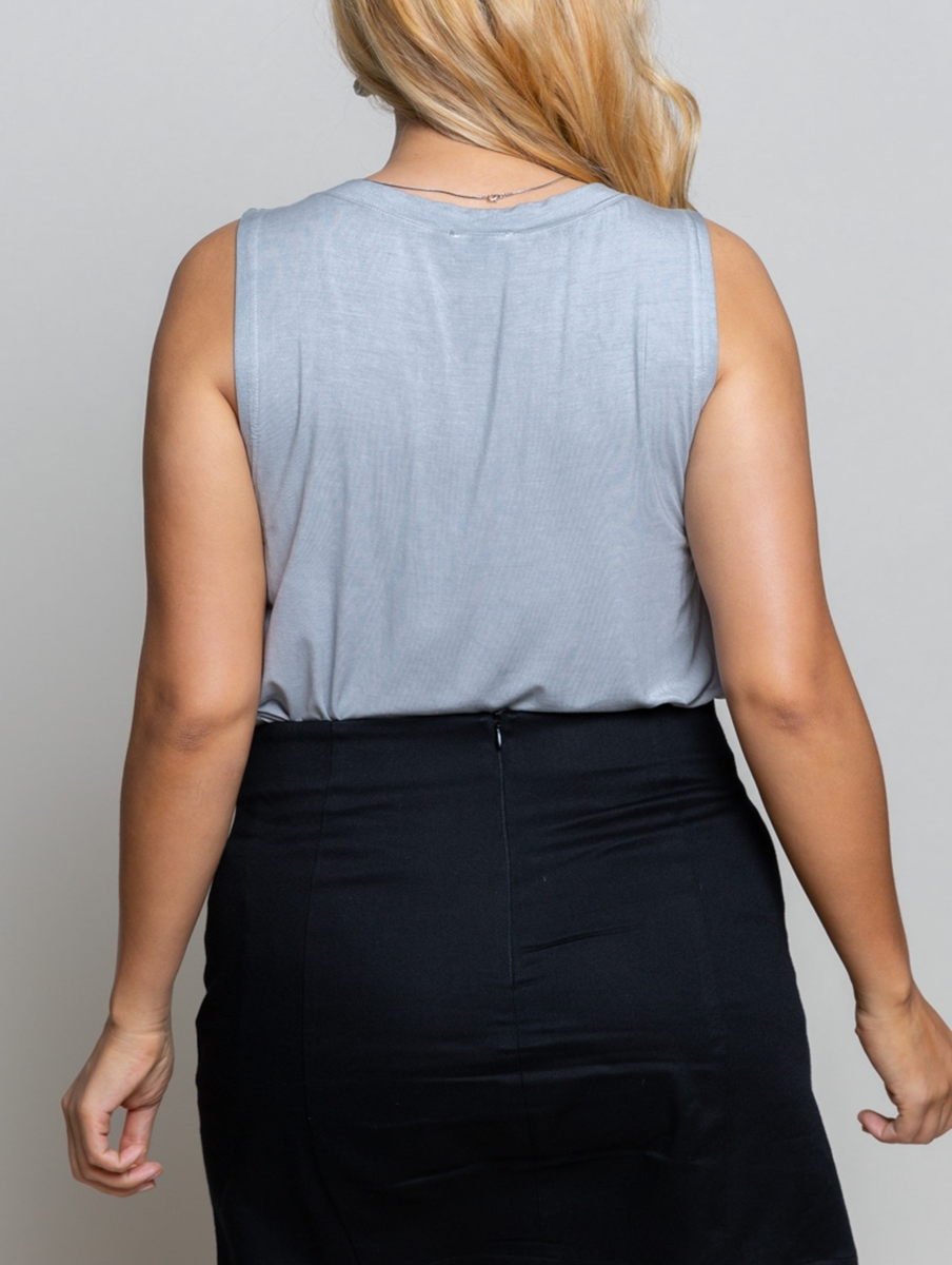 Curvy Not Your Typical Basic Knit Tank