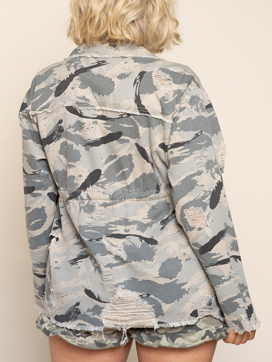 Sweet Camo Twill Jacket